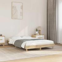 Bedframe zonder matras hout sonoma eikenkleurig 120x200 cm - thumbnail