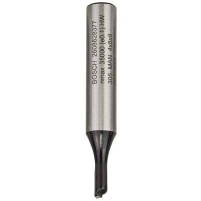 Bosch Accessories 2608628377 Groeffrees Hardmetaal Lengte 51 mm Afmeting, Ø 4 mm Schachtdiameter 8 mm Bosch Accessories 2608628377 Groeffrees Hardmetaal Lengte 51 mm Afmeting, Ø 4 mm Schachtdiameter 8 mm