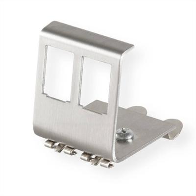 VALUE - DIN-rail adapter leeg, voor 2 keystones