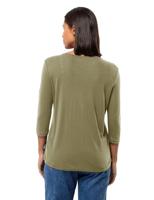 Jack wolfskin Mola 3/4 T-Shirt Dames Bay Leaf S - thumbnail