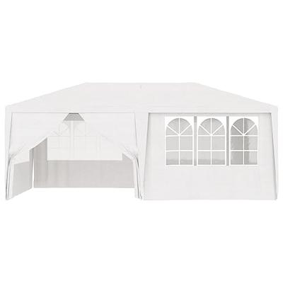 VidaXL Partytent met zijwanden professioneel 90 g/m² 4x6 m wit - thumbnail