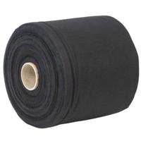 Showgear Dekomolton podiumrok scheurdoek 20cm x 60m 160 g/m² zwart - thumbnail