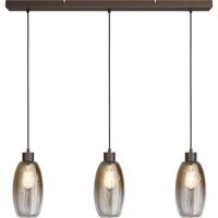 Masterlight Glazen hanglampOlive 3x Ø 15cm - cacao - 2431-15-100-3-02-15 - thumbnail