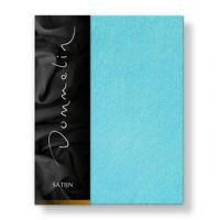 Dommelin Dommelin Laken Uni Satijn 300TC 569 Aquamarijn 200x270 cm - thumbnail