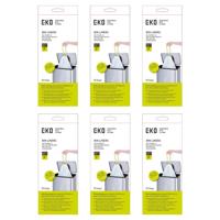Afvalzak eko mdpe type f trekb 64x75cm 40-60l wit | 6 stuks - thumbnail