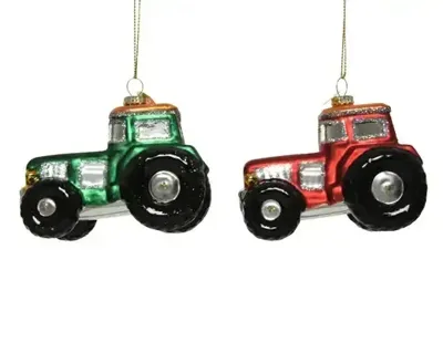 Kerstornament Tractor Assorti 1st