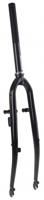 Voorvork 28" met 1" vorkbuis - V-brake en trommelremnok plus dynamohaak - glanzend zwart - thumbnail