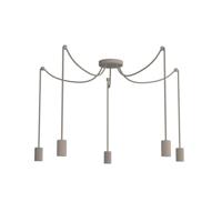 Segula HanglampSpyder 5-lichts zand bruin - SG-70665 - thumbnail