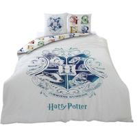 Harry Potter Dekbedovertrek Hogwarts - Lits Jumeaux - 240 x 220 cm - Wit - thumbnail