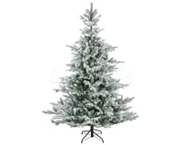 Kunstkerstboom besneeuwd Grandis Fir met scharnieren h240 dia 162 cm Everlands - Everlands - thumbnail