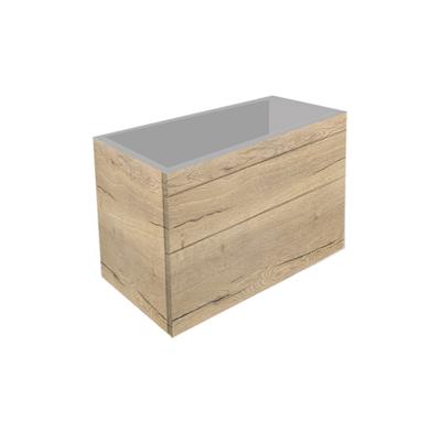 Best Design Badkamermeubel Beauty 2 Laden Greeploos 78 cm Eiken Zonder Wastafel Best Design Badkamermeubel Beauty 2 Laden Greeploos 78 cm Eiken Zonder Wastafel