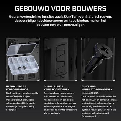 Corsair iCUE LINK 5000T LX RGB Midi Tower Zwart