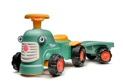 Falk maurice looptractor set groen/geel