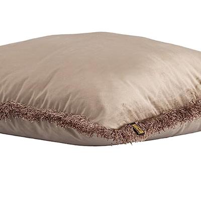 PTMD kussen nous velvet taupe 60 x 60 cm | 4 stuks