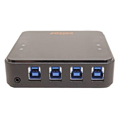 ROLINE USB 3.2 Gen 1 Switch, 4 PC's, 4x USB 3.2 Gen 1 poort