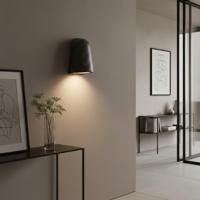 Roche Muurlamp Zwart - thumbnail