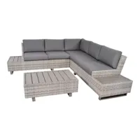 Valencia Smoke hoek loungeset - thumbnail