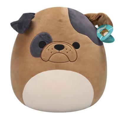 Jazwares Squishmallows knuffel pluche - loafer the bulldog - 40cm