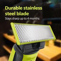 Vervangende mesjes - PHILIPS - QP220/51 OneBlade - Roestvrij staal, 4 maanden gebruik, dubbele richting, waterdicht - thumbnail