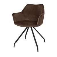 Riverdale Ava eetkamerstoel taupe - thumbnail