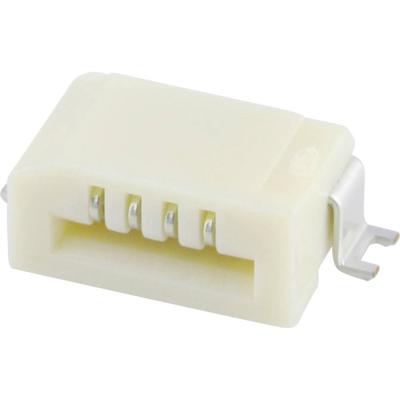 Molex 527930470 Female header (standaard) Totaal aantal polen: 4 Rastermaat: 1 mm Inhoud: 1 stuk(s) Tape on Full reel Molex 527930470 Female header (standaard) Totaal aantal polen: 4 Rastermaat: 1 mm Inhoud: 1 stuk(s) Tape on Full reel