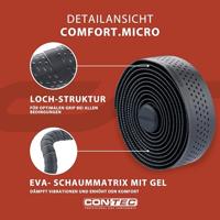 CONTEC stuurlint "comfort.micro" ct bar tape comfort.micro 200mm black - thumbnail