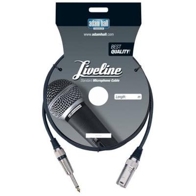 Adam Hall 3 Star MMP 0600 verloopkabel 1x XLR male naar 1x jack mono 6m