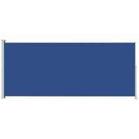 VidaXL Tuinscherm uittrekbaar 180x500 cm blauw - thumbnail