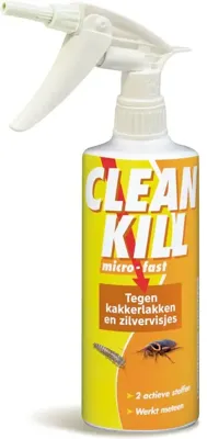 BSI Clean Kill Micro-Fast Kakkerlakken en Zilvervisjes - 500ml