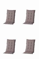 Kussen mona niedrig Panama taupe (4 stuks) Madison - Madison - thumbnail