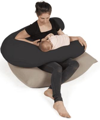 Terapy Uli voedingskussen - Zwart | 100cm x 80cm x 30cm Terapy Uli voedingskussen - Zwart | 100cm x 80cm x 30cm