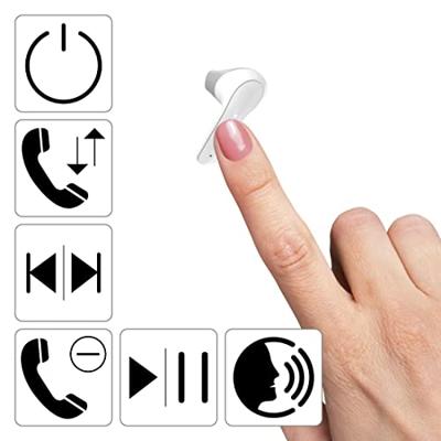 Hama Freedom Light Wireless Bluetooth 5.0 koptelefoon True Wireless wit