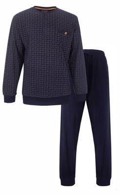Paul Hopkins pyjama heren lange mouw - Donkere ruit - S - Blauw - S - S - S - S - S - S - S - S - S - S - S - S - S - S - S - S -