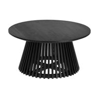 Kave Home Salontafel 'Jeanette' Ø80cm, kleur Zwart - thumbnail