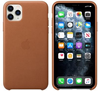 Apple leather case iPhone 11 Pro Max Saddle Brown