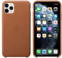 Apple leather case iPhone 11 Pro Max Saddle Brown - thumbnail