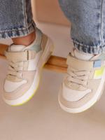 Elastische synthetische baskets voor baby's veel beige - thumbnail