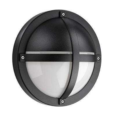 SG Tanto LED wandlamp E27 mat zwart rond IP65 IK10 614540