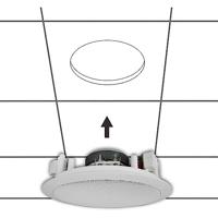Renkforce CL-130RT PA-inbouwluidspreker 45 W 100 V Wit 1 stuk(s) - thumbnail
