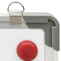 Whiteboard magnetisch 90x60 cm staal wit - thumbnail