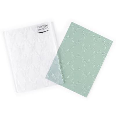 Vaessen Creative • embossing folder hertenkoppen