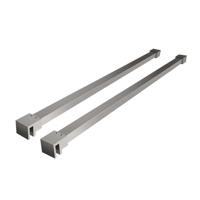 Wiesbaden Set Slim stabilisatiestangen geb staal tbv vrijstaande inloopdouche - thumbnail