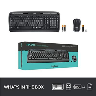 Logitech MK330 Toetsenbord en muis - thumbnail