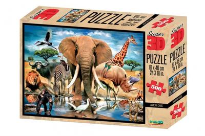 Prime 3D legpuzzel 3D Afrikaanse oase 500 stukjes