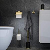 Toiletborstel Met Houder Tiger Tune Vrijstaand Messing Geborsteld / Zwart - thumbnail