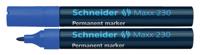 Schneider Marker permanent 230 rond blauw 10st - thumbnail