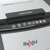 Rexel Optimum AutoFeed+ 150M Papierversnipperaar 150 vellen Micro cut 2 x 15 mm P-5 44 l Ook geschikt voor Paperclips, Nietjes, Creditcards - thumbnail