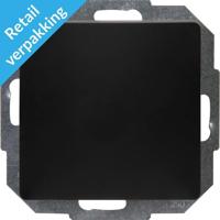 KOPP - Wisselschakelaar - Paris HK05 - Inbouw - 1-voudig Enkel Schakelaar - Mat Zwart - thumbnail