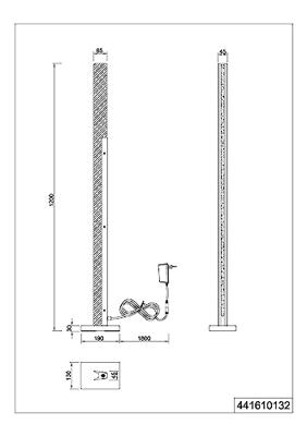 Trio Houten led vloerlampKerala - 441610132