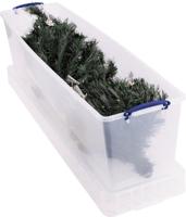 Really Useful Box opbergdoos 81 l, nestbaar, transparant - thumbnail